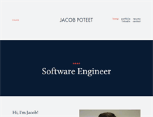 Tablet Screenshot of jacobpoteet.com